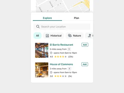 Travel Itinerary App Interface - Discover, Plan, and Navigate. navigationapp