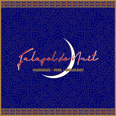 Falafel de Nuit - Hummus Bar project arab branding graphic design logo