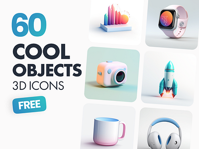 Free Cool Office Objects 3d Icons 3d free icons illustrations objects