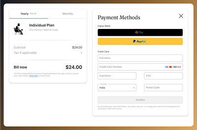 Credit Card Form - Daily UI 002 dailyui design ui ux design