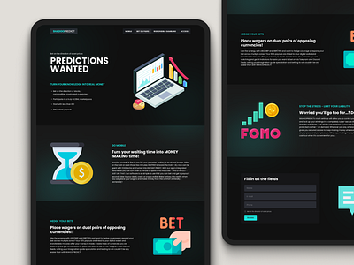 Website design for ShadooPredict: Landing branding design landign logo ui ui design ux ux design web