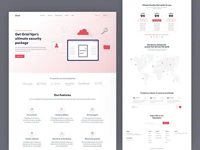 Vpn website design clean clean website header internet ip iqra khanmohammadiqra landing page minimal website privacy proxy saas saas website security server ui design vpn vpn landing page vpn website website