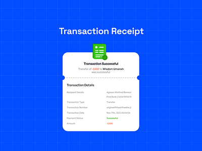 Transaction Receipt app application design illustration mobile receipt transaction transaction history ui ux