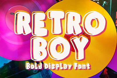 Retro Boy Font cartoon comic design display font font font design graphic graphic design hand drawn font hand drawn type hand lettering handwritten headline lettering logotype text type design typeface typeface design typography