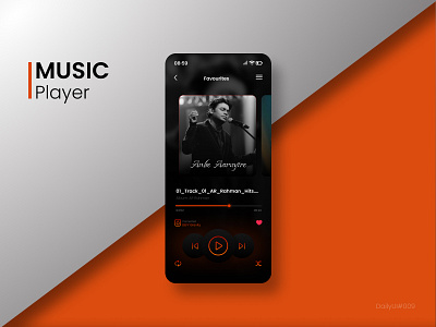 Music Player 009 app appdesign branding dailyui design graphic design illustration logo musicplayer typography ui uidesign ux vector