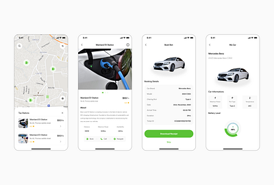 Electric vehicle charging station locator app. charging car charging station locator electric car electric car charger ui ui design