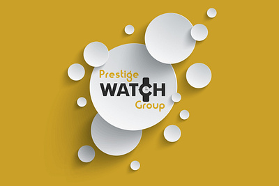 Prestige Watch Group Logo brand identity branding company logo creative design elegent graphic graphic design graphic designer graphics group illustration logo logo design logo developer modern prestige vector watch