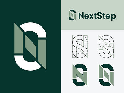 NextStep brand branding branding agency consulting icon iconography logo logo design logo icon logo mark logo process thought process
