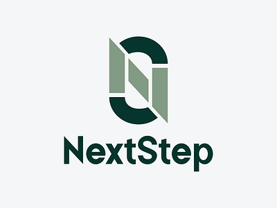 NextStep branding branding agency chain chainlink connect connected connection design graphic design green icon illustration link logo logo design logo icon logo mark logodesigner primary logo tall logo