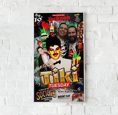 Poster Design - September Tiki Tuesday design graphic design graphics poster poster design tiki poster