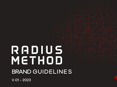 RADIUS METHOD brandbook branding icon logo styleguide