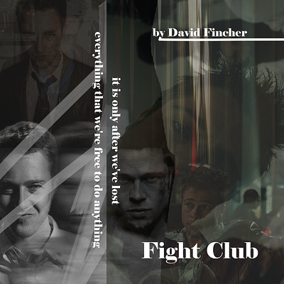 Fight Club FILM Poster graphic design