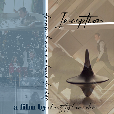 Inception FILM Poster graphic design