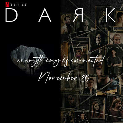 Dark Serie Poster graphic design