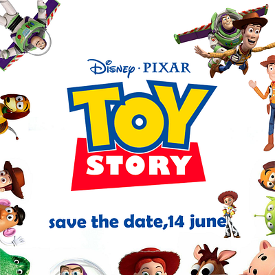 TOY Story Poster graphic design