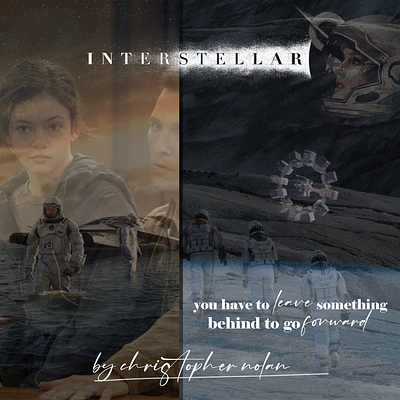 Interstellar FILM Poster graphic design