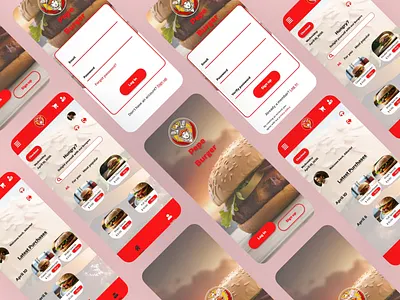 Pepe Burger app branding burger delivery design fast food figma login logo mobile mobile design mockup prototype signup truck ui user experience user interface ux wireframe