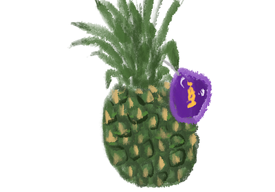 Pineapple (iPine) food nature pineapple procreate sketches