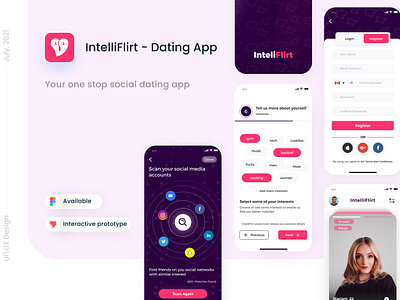 IntelliFlirt - Dating App dating app flirt match ap relationship social app
