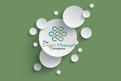 English Massage Logo branding design graphic design graphics illustration logo logo design vector