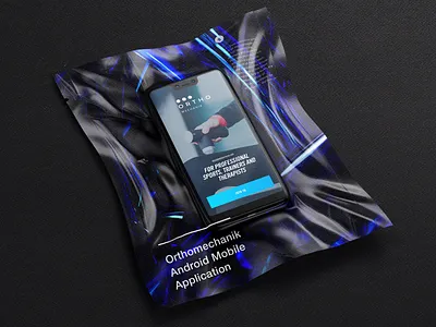 Companion app for a smart massage gun - Orthomechanik android branding companion companion app fitness graphic design hardware ios massage massage gun mobile mobile app mobile app design mobile design promo sport sports ui ux ux design