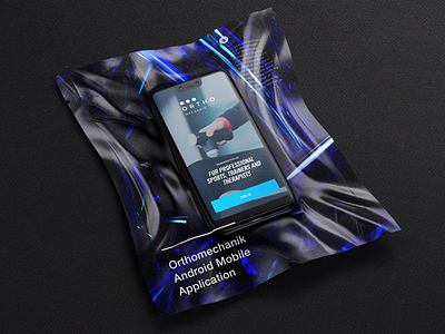 Companion app for a smart massage gun - Orthomechanik android branding companion companion app fitness graphic design hardware ios massage massage gun mobile mobile app mobile app design mobile design promo sport sports ui ux ux design