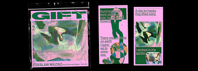 Gift Zine abstract brutalism colorful illustration poetry shapes texture zine