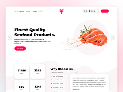Lobster: Your Wholesale Fish Haven branding design graphic design logo ui web design website