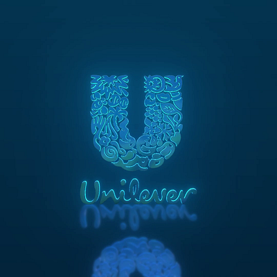 Unilever Logo Spinning animation 3d animation branding graphic design logo motion graphics