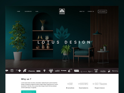 Lotus Design branding design graphic design logo ui ui design web design website