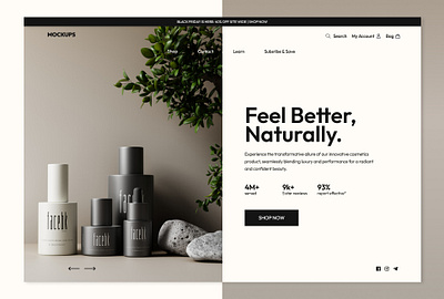 Cosmetics design/My one of the first projects 3d animation branding contrast cosmetics cream graphic design illustration landing page logo motion graphics parfum product product parfume text typography ui ux web webdesign