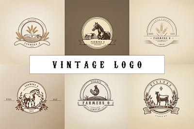 Vintage Logo branding design graphic design illustration logo logo design vector vintage logo web website