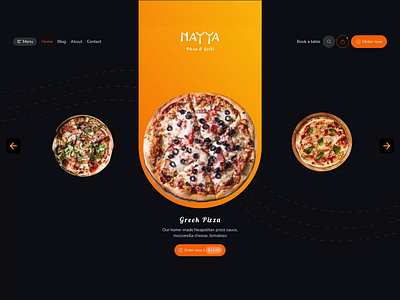Nayya Pizza & Grill: Crafting the Ultimate Pizza Experience branding design graphic design ui ui design web design website