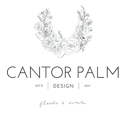 Florist Brand Identity Design branding floral florist hand drawn logo wreath