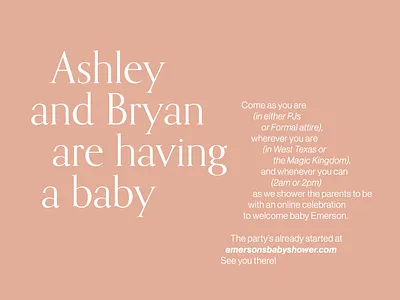 Print Design - Baby Shower Invitation baby invitation invite print design