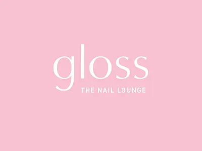 Nail Salon Brand Identity branding logo nail salon pink