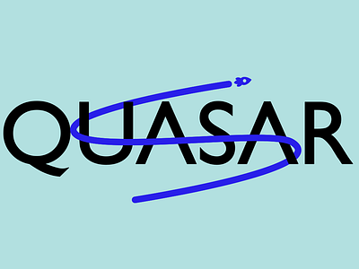 Quasar (Day 1) daily logo challlenge logo