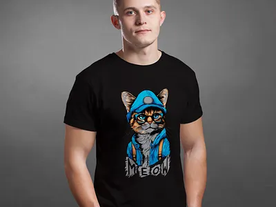 Cat t shirt design cara design t shirt