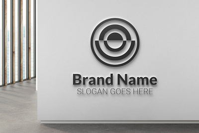 Brand Identity Logo with mockup ai corporate logo design flat logo design iconic logo modern logo objective template