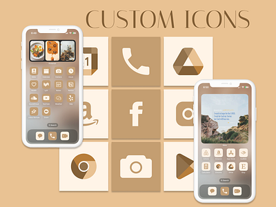 Custom Phone Icons design graphic design phone