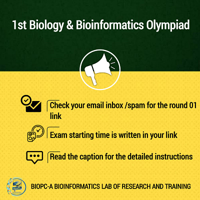 Olympiad Poster design bioinformatics biopc canva olympiad poster design