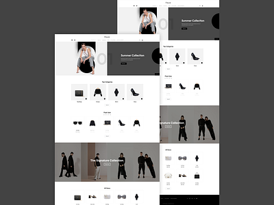 Apparel Landing Page Exploration design ecommerce graphic design motion graphics technology ui user userresearch ux