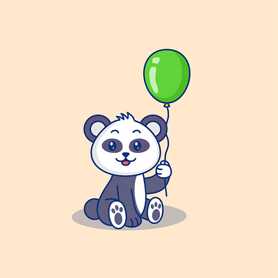 Ballon Panda animation branding graphic design logo motion graphics
