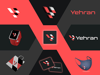 " YEHRAN " LOGO DESIGN brand identity branding branding service creative logo design futurise logo futuristic logo geometric logo graphic design graphic designer identity identity design identity designer letter head logo design logo designer logo templet logo type modern letter logo modern logo design wordmark