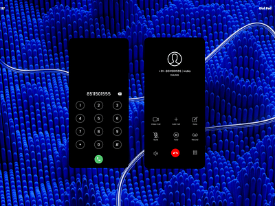 Dailyui - 117 Dial Pad 3d animation app branding dailyui design figma graphic design illustration logo motion graphics typography ui uiux