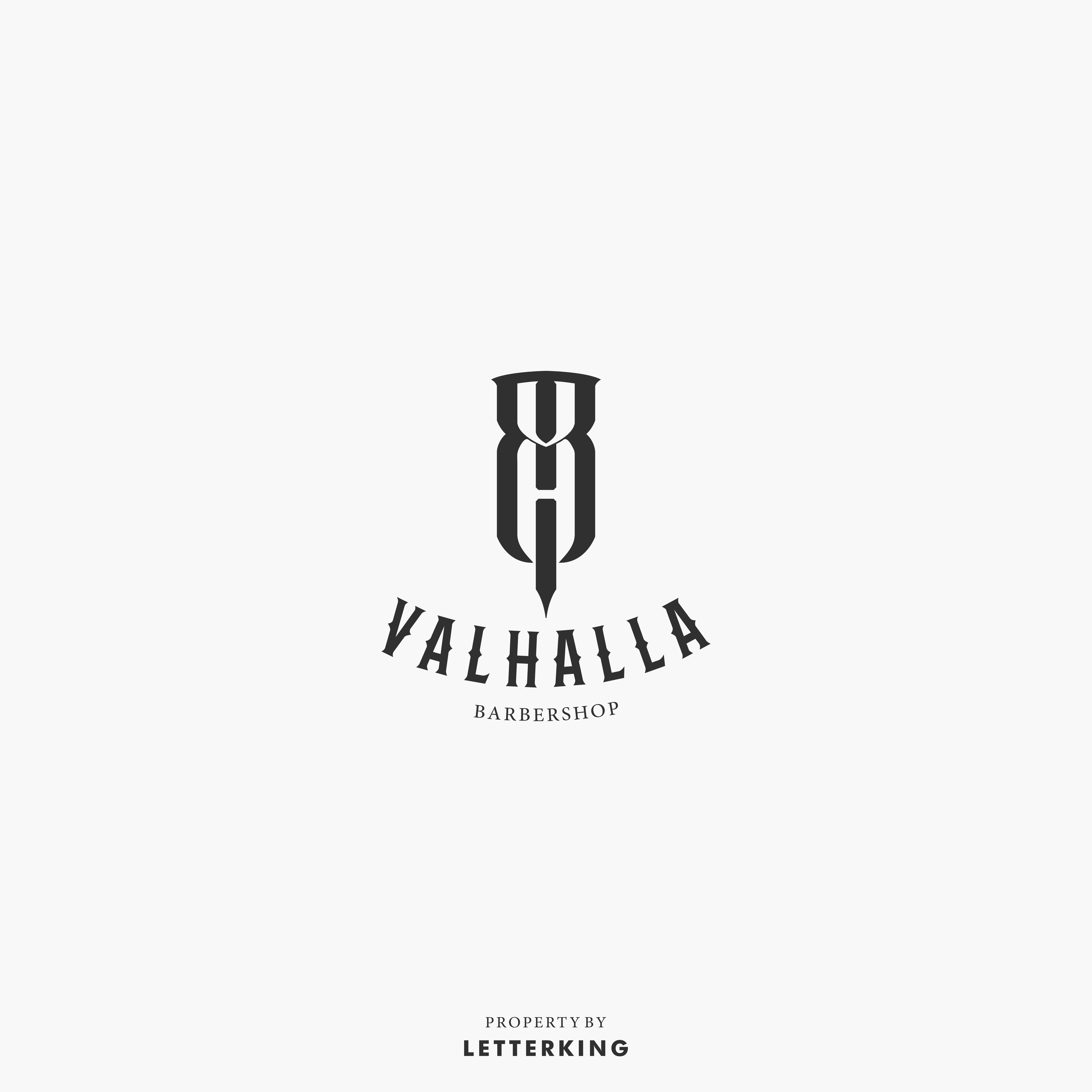VALHALLA BARBERSHOP AKA VHBB LETTERS animation barbershop branding design graphic design illustration lettering logo monogram typography ui ux vector