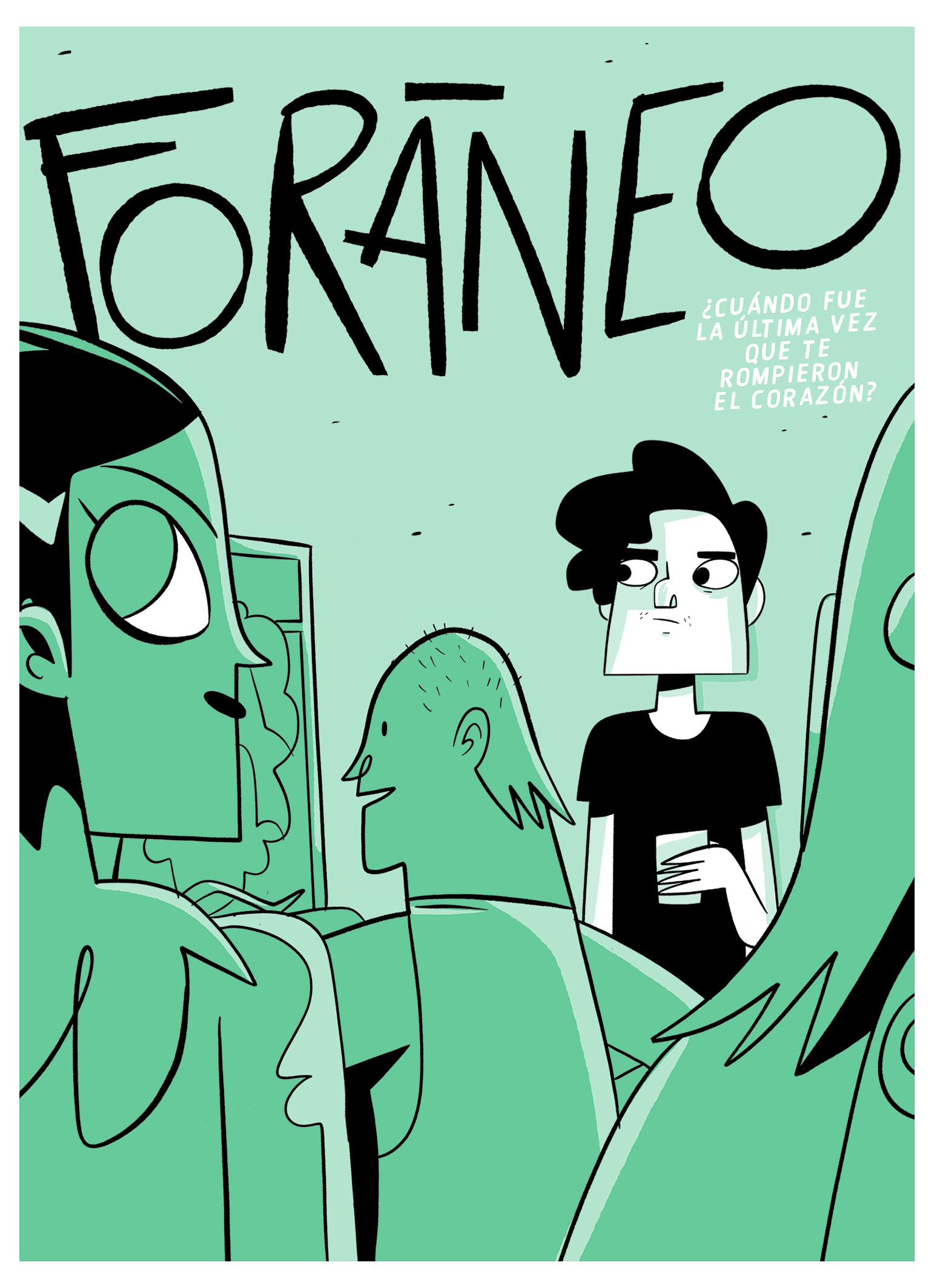 Foraneo - book plate character design comic art comic book cómics ilustración kid lit mexico party ya book young adult art