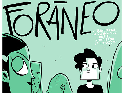 Foraneo - book plate character design comic art comic book cómics ilustración kid lit mexico party ya book young adult art