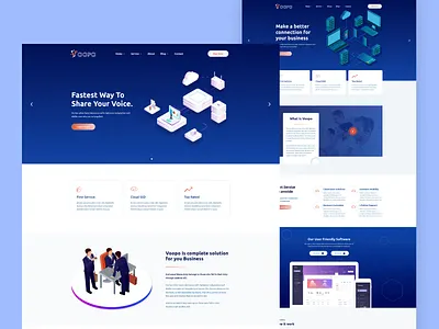 React JS VOIP Service Template - Voopo voip providers
