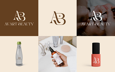 Av Art Beauty Company Logo Design 3d ai animation beauty branding clothing fashion graphic design instagram lettermark logo ui